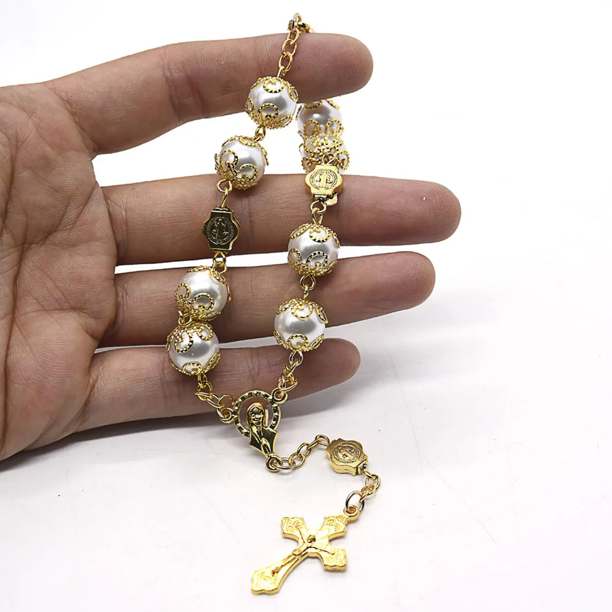 Modern Style Geometric Imitation Pearl Women's Bracelets