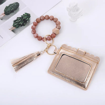 Modern Style Geometric Pu Leather Unisex Bag Pendant Keychain