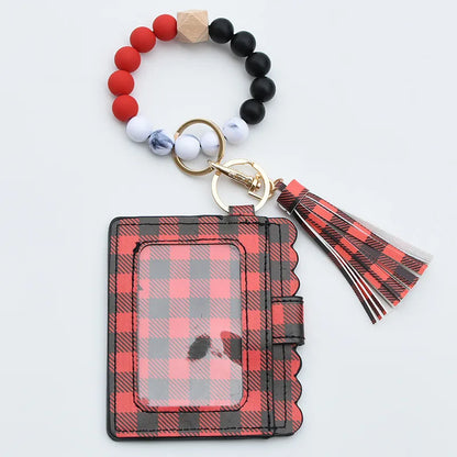 Modern Style Geometric Pu Leather Unisex Bag Pendant Keychain