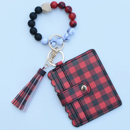 Modern Style Geometric Pu Leather Unisex Bag Pendant Keychain