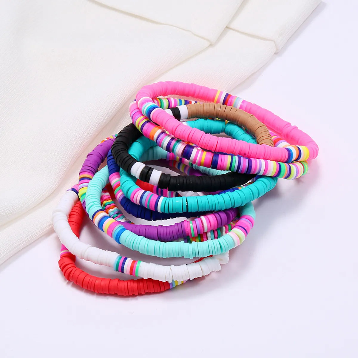 Modern Style Geometric Soft Clay Wholesale Bracelets