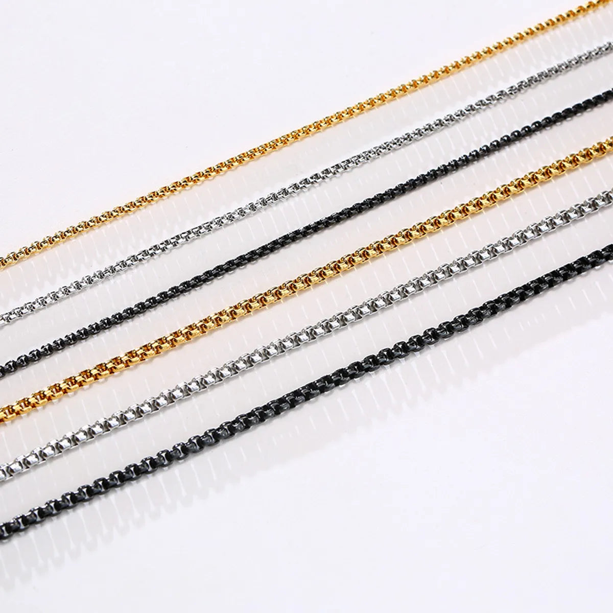 Modern Style Geometric Stainless Steel Necklace Plating Stainless Steel Necklaces