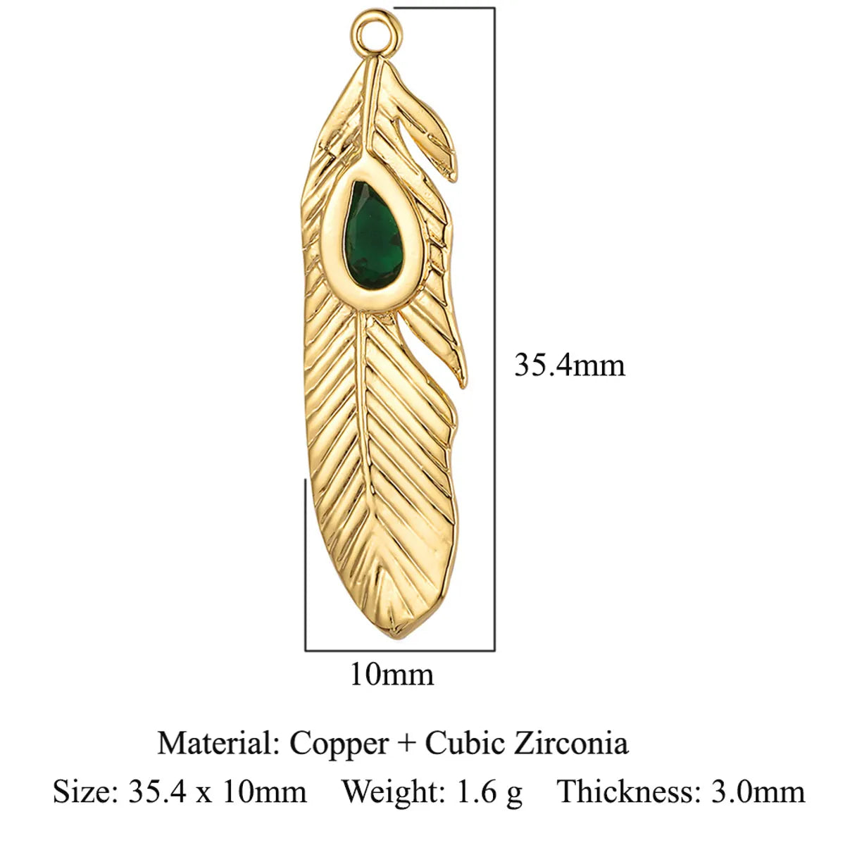 Modern Style Heart Shape Eye Zircon Copper Wholesale Jewelry Accessories