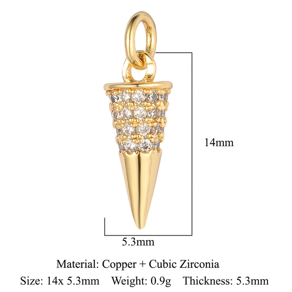 Modern Style Heart Shape Eye Zircon Copper Wholesale Jewelry Accessories