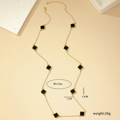 Modern Style Korean Style Geometric Alloy Plating Women's Long Necklace