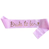 Modern Style Letter Satin Cloth Wedding Party Costume Props