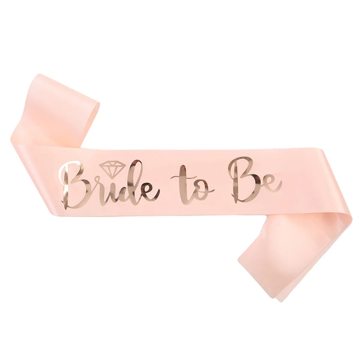 Modern Style Letter Satin Cloth Wedding Party Costume Props