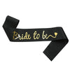 Modern Style Letter Satin Cloth Wedding Party Costume Props