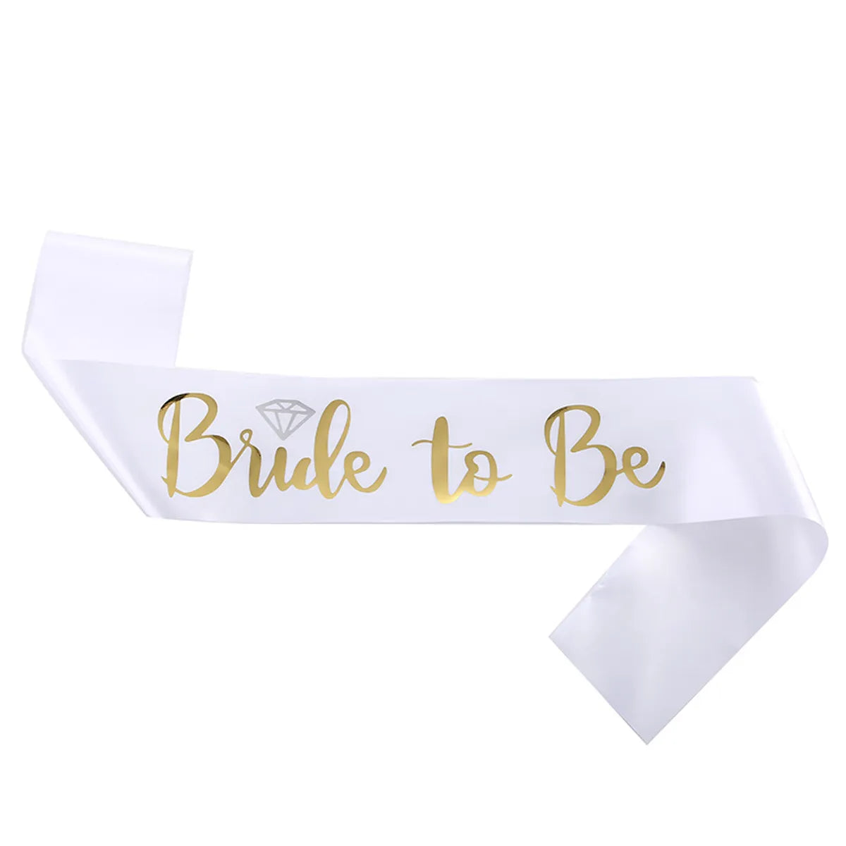 Modern Style Letter Satin Cloth Wedding Party Costume Props