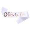 Modern Style Letter Satin Cloth Wedding Party Costume Props