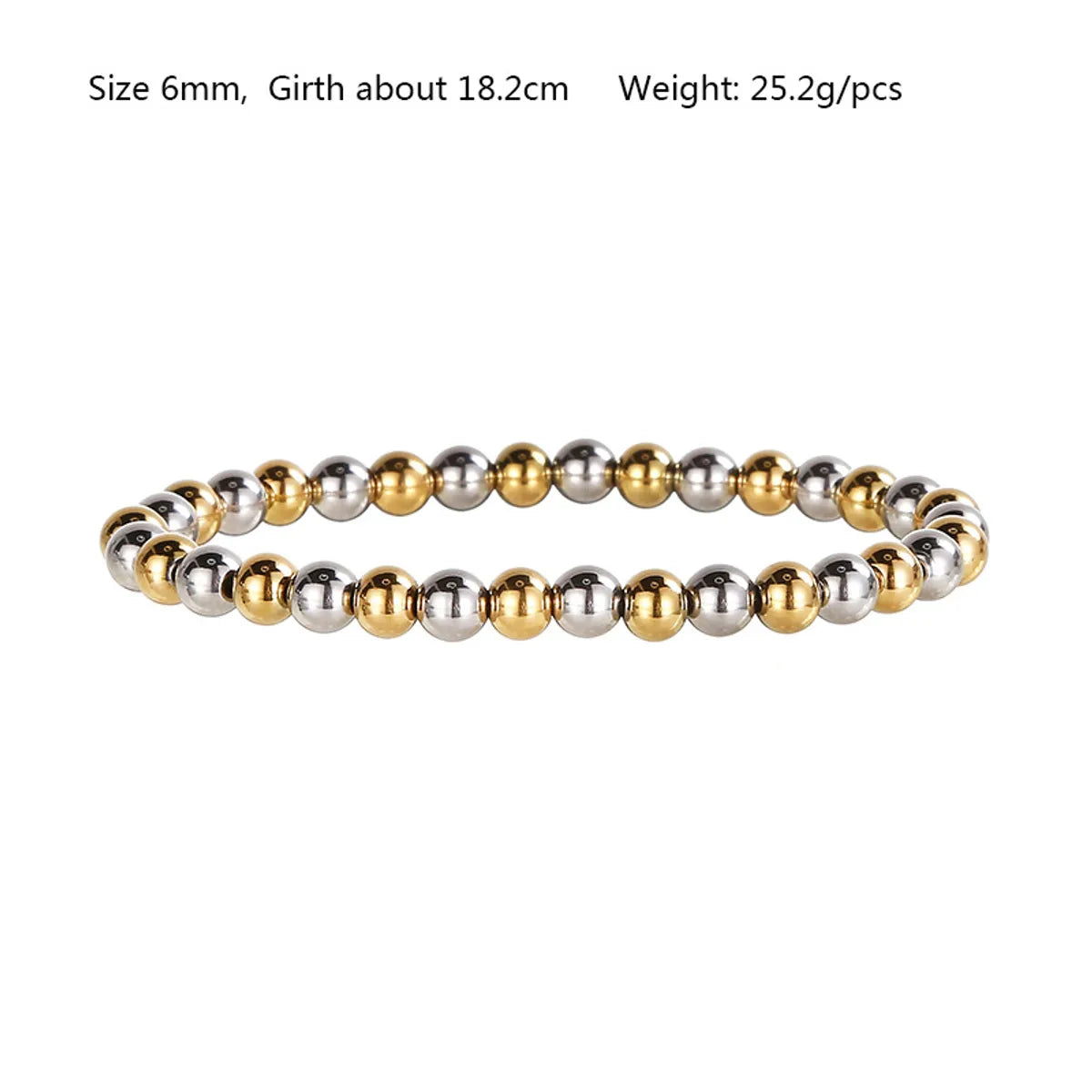 Modern Style Round Stainless Steel Bracelets In Bulk