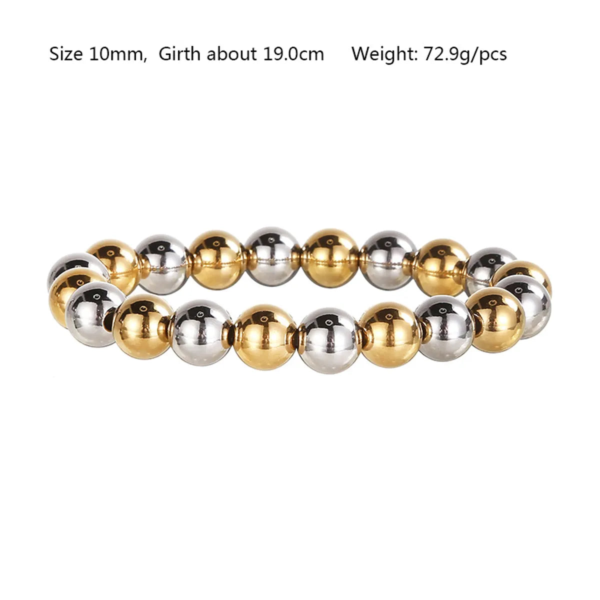 Modern Style Round Stainless Steel Bracelets In Bulk