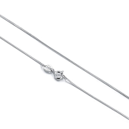 Modern Style Simple Style Classic Style Geometric Sterling Silver Necklace In Bulk