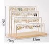 Modern Style Simple Style Classic Style Geometric Wood Metal Iron Jewelry Display Jewelry Rack