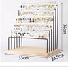 Modern Style Simple Style Classic Style Geometric Wood Metal Iron Jewelry Display Jewelry Rack