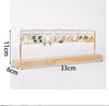 Modern Style Simple Style Classic Style Geometric Wood Metal Iron Jewelry Display Jewelry Rack