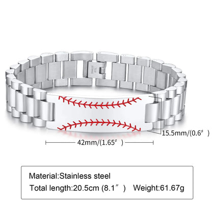 Modern Style Simple Style Cool Style Ball 304 Stainless Steel Men'S Bracelets