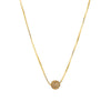 Modern Style Simple Style Shiny Ball Copper Zircon Necklace In Bulk