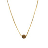 Modern Style Simple Style Shiny Ball Copper Zircon Necklace In Bulk