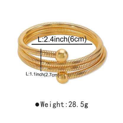 Modern Style Simple Style Solid Color Alloy Women'S Bracelets Earrings Necklace