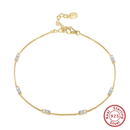 Modern Style Simple Style Solid Color Sterling Silver Plating 14k Gold Plated White Gold Plated Silver Plated Bracelets