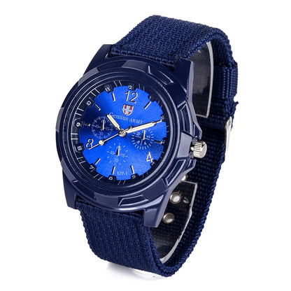 Modern Style Solid Color Buckle Electronic Men'S Watches