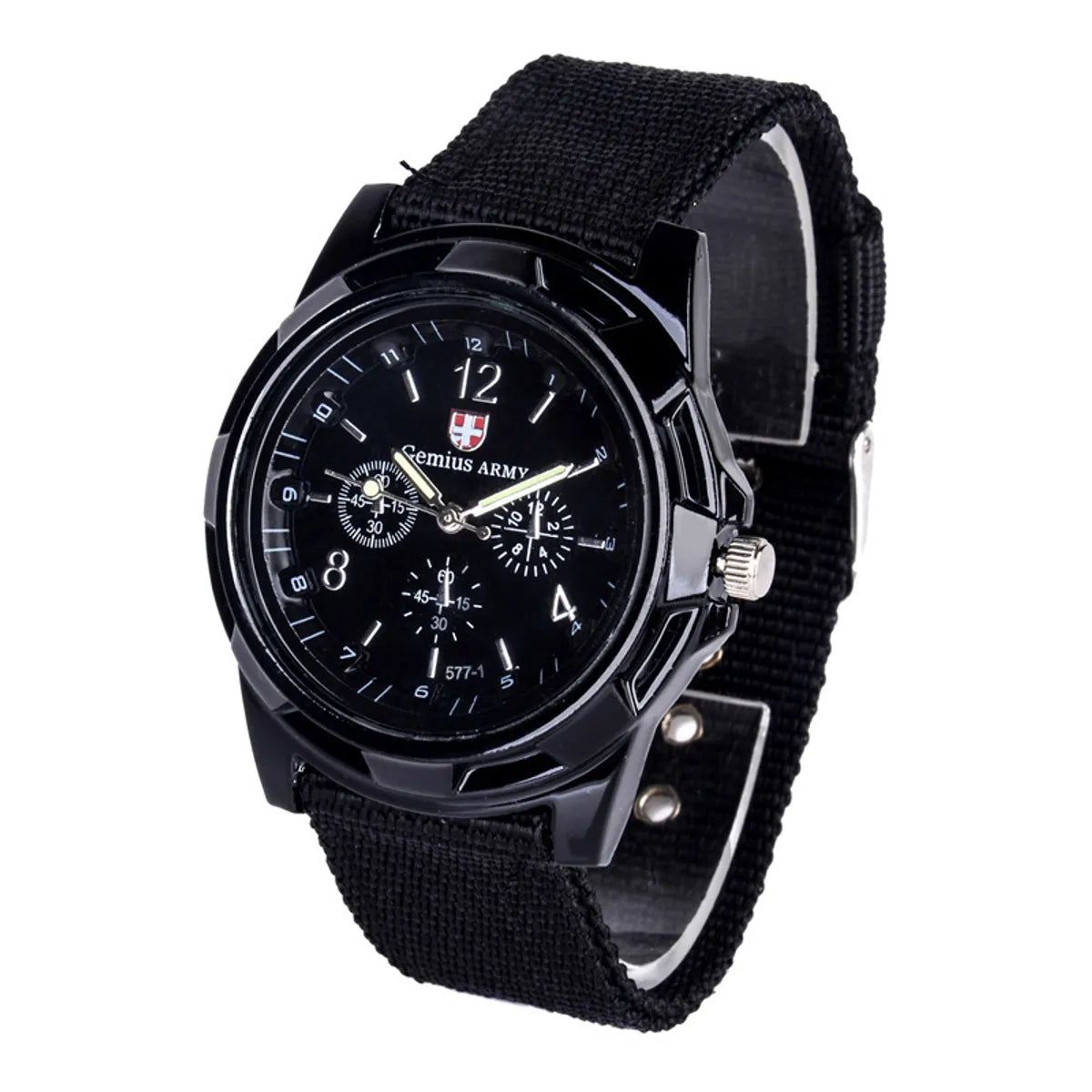 Modern Style Solid Color Buckle Electronic Men'S Watches