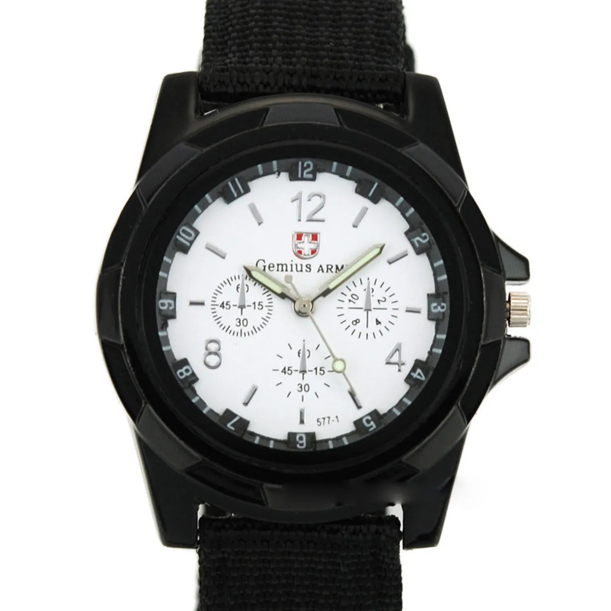 Modern Style Solid Color Buckle Electronic Men'S Watches