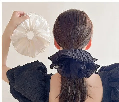 Modern Style Solid Color Cloth Hair Tie