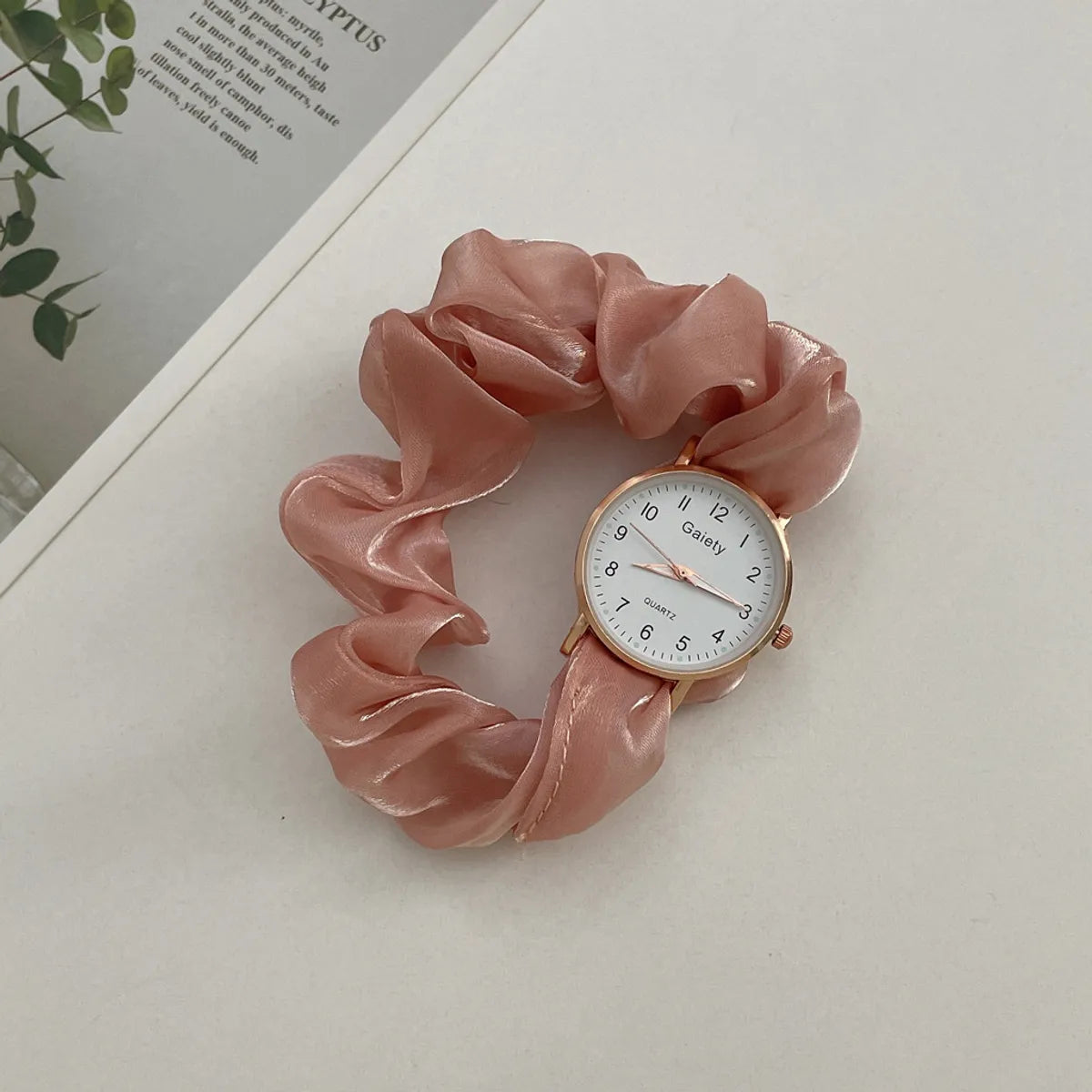 Modern Style Solid Color Quartz Women'S Watches