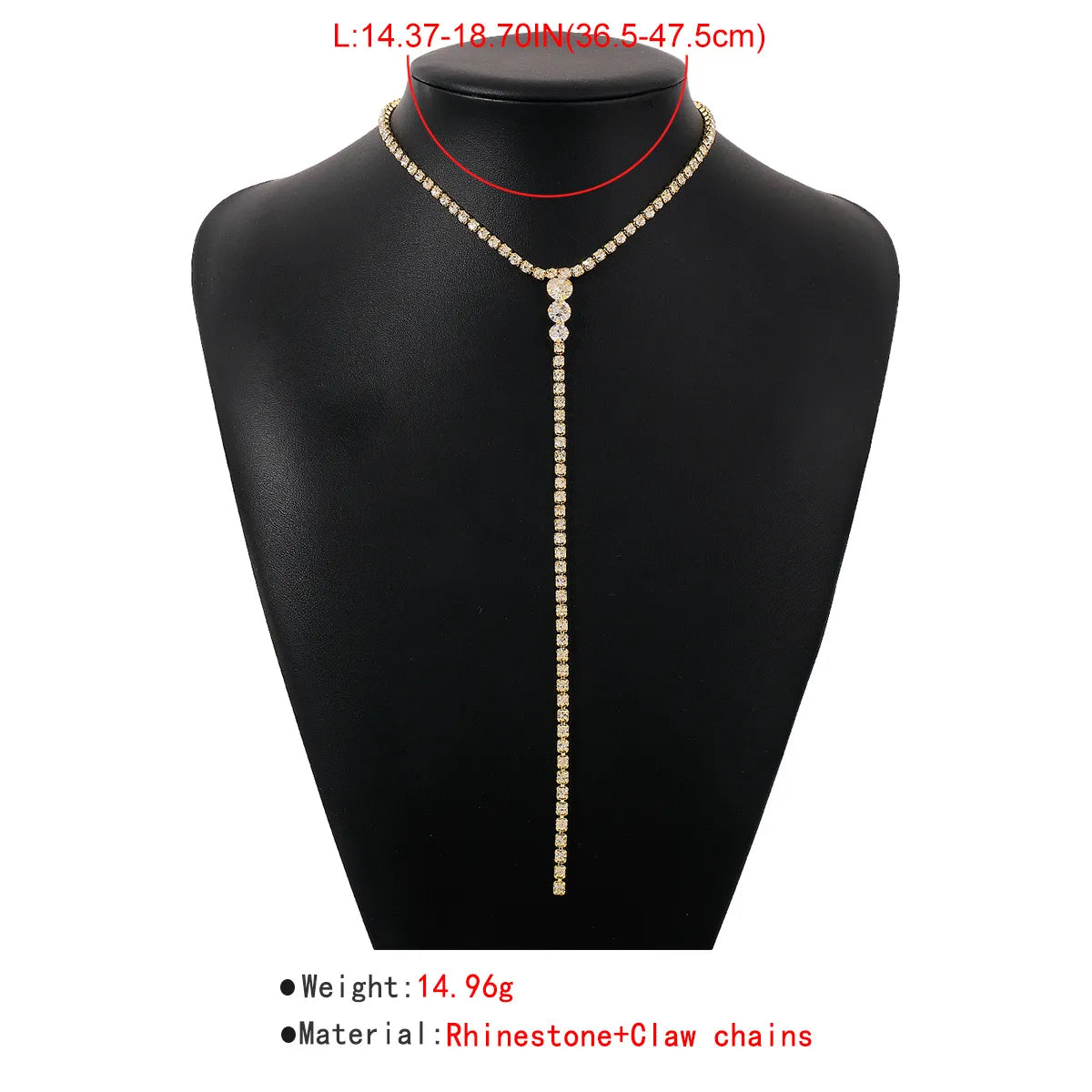 Modern Style Solid Color Rhinestone Wholesale Necklace