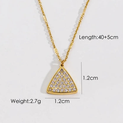 304 Stainless Steel 14K Gold Plated Modern Style Plating Star Natural Stone Pendant Necklace