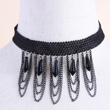 Modern Style Streetwear Bow Knot Alloy Lace Women's Choker