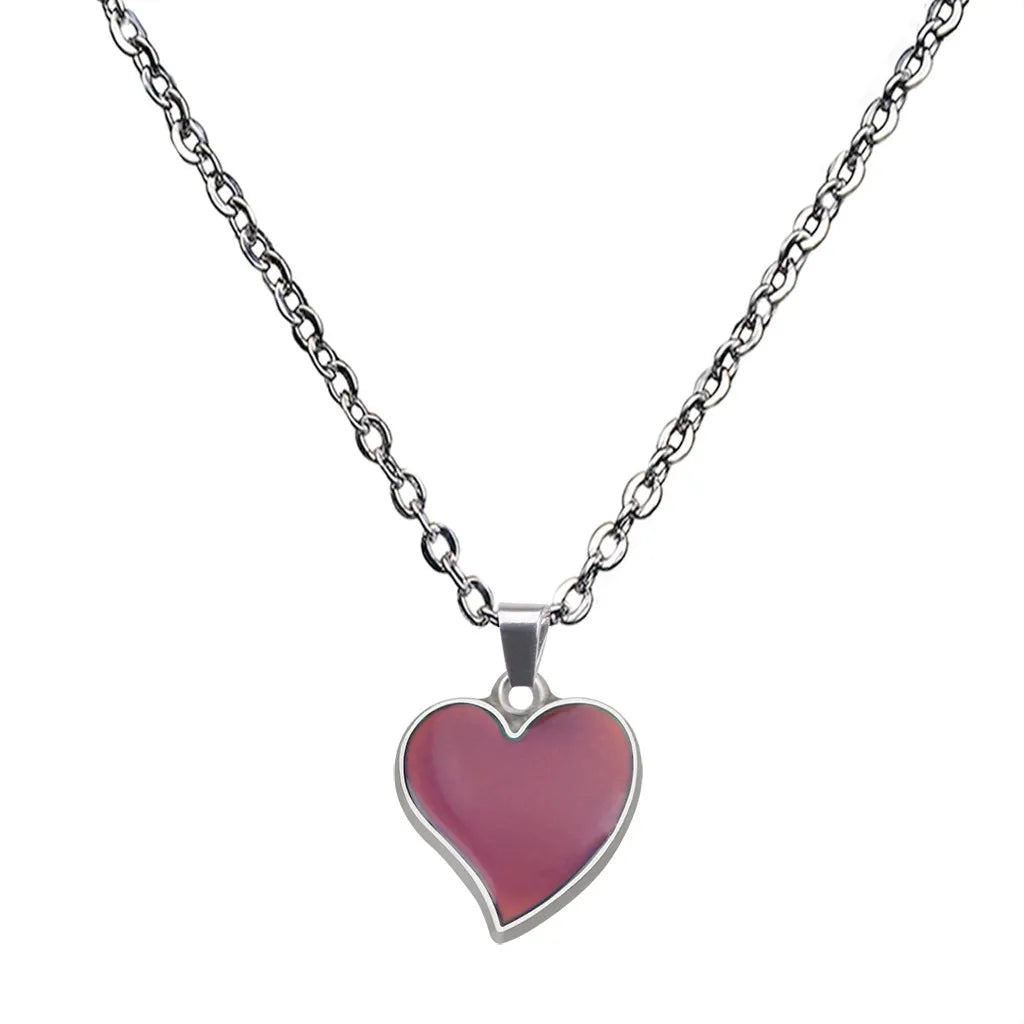 Heart White-Plated K Zinc Alloy Wholesale Necklace