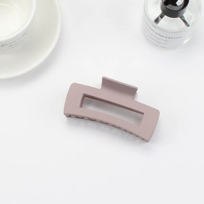 Multi-Size Frosted Grab Clip Square Clip Simple Temperament Hairpin Big Hair Shark Clip Hair Accessories