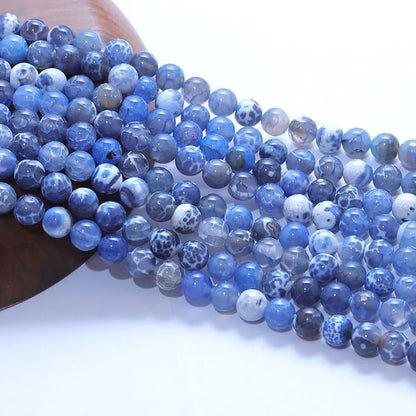 Diameter 10mm Diameter 6 Mm Diameter 8mm Hole 1~1.9mm Agate Round Beads