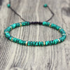 Natural Stone Emperor Stone Casual Irregular Beaded Printing Bracelets