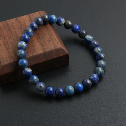 Natural Stone Simple Style Commute Beaded Handmade Round Bracelets