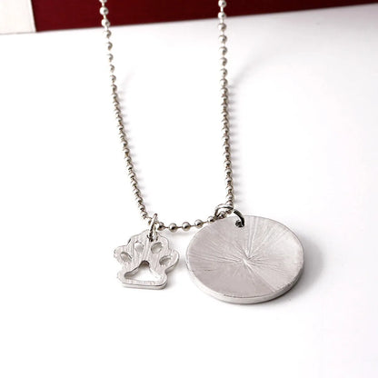 Necklace Letters You Left Paw Prints On My Heart Dog Claw Pendant Necklace Wholesale Nihaojewelry