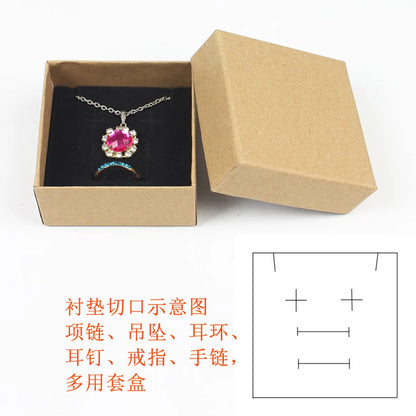 Necklace Packaging Box Gift Box Storage Paper Jewelry Box