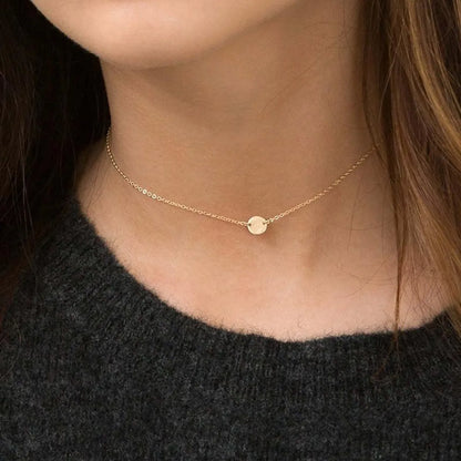 Stainless Steel 14K Gold Plated Plating Geometric Necklace