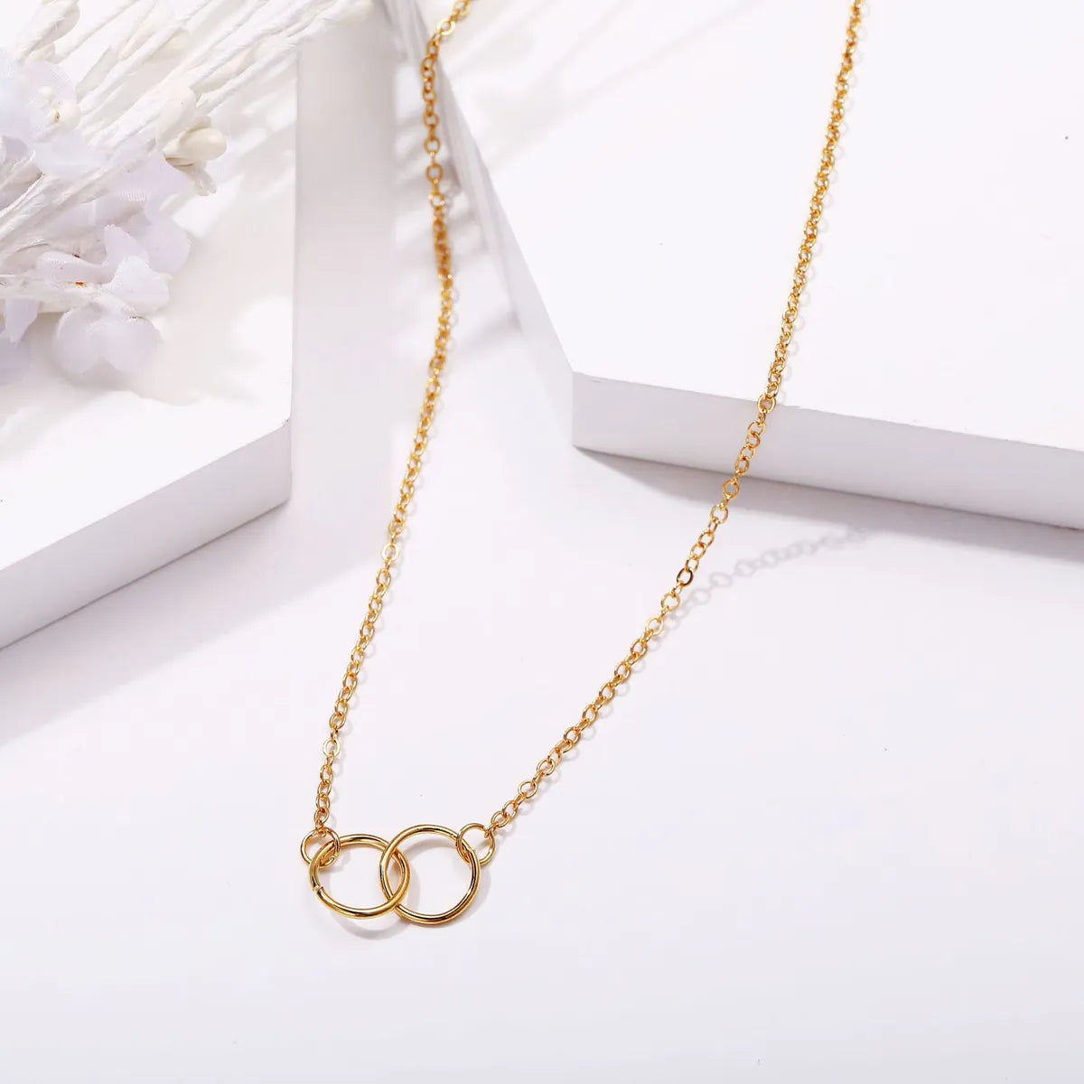 Vintage Style Geometric Alloy Plating Women'S Necklace