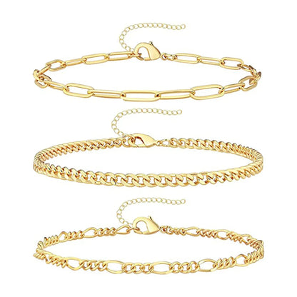 Simple Style Solid Color Copper Plating Gold Plated Bracelets