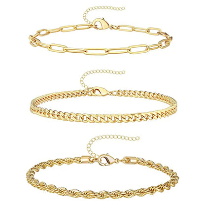 Simple Style Solid Color Copper Plating Gold Plated Bracelets