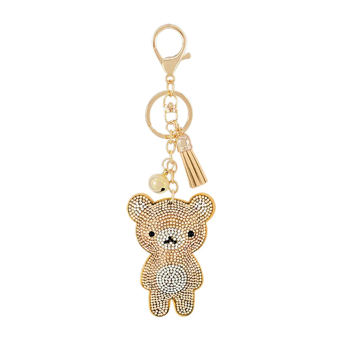 New Animal Series Korean Velvet Diamond Keychain