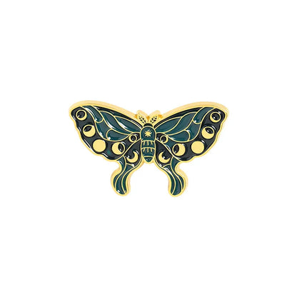 New Butterfly Series Drip Brooch Butterfly Wings Different Shapes Badges 12pcs Set