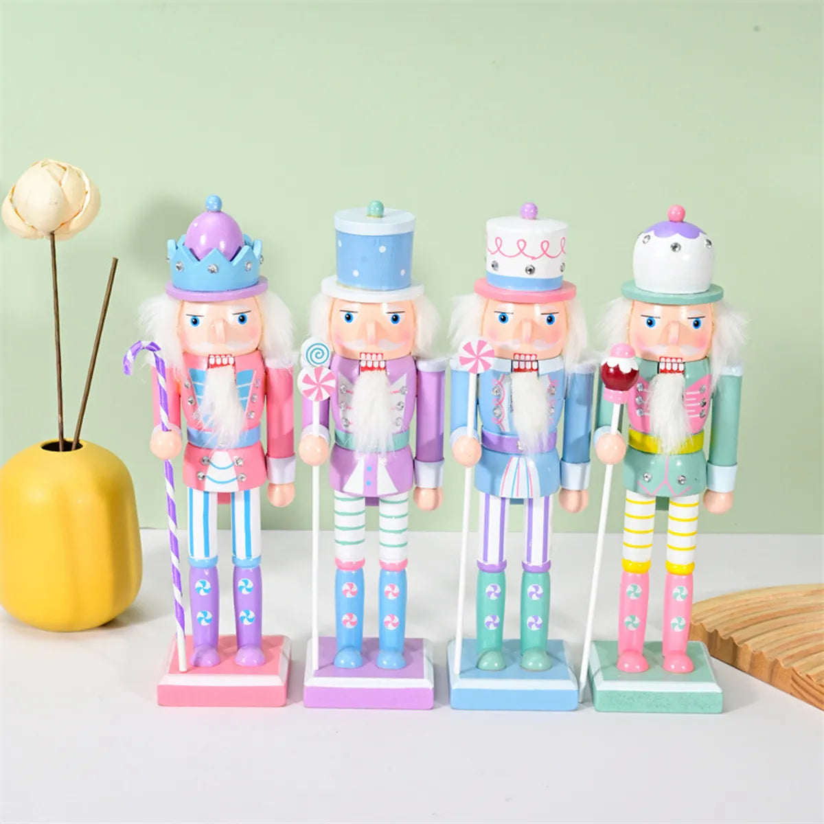 New Candy Series 25cm Nutcracker Soldier Nutcracker Christmas New Year Party Supplies Decorations