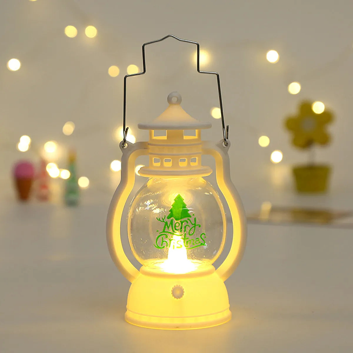 New Christmas Decorations Children'S Christmas Eve Kindergarten Gift Portable Night Light Window Decoration Pendant