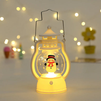 New Christmas Decorations Children'S Christmas Eve Kindergarten Gift Portable Night Light Window Decoration Pendant