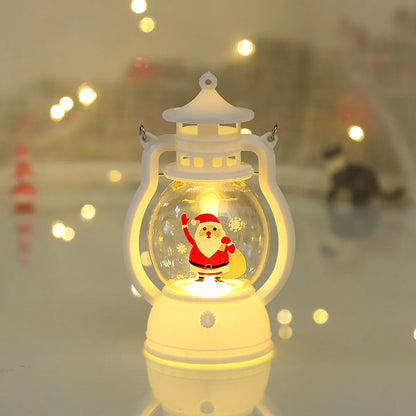 New Christmas Decorations Children'S Christmas Eve Kindergarten Gift Portable Night Light Window Decoration Pendant